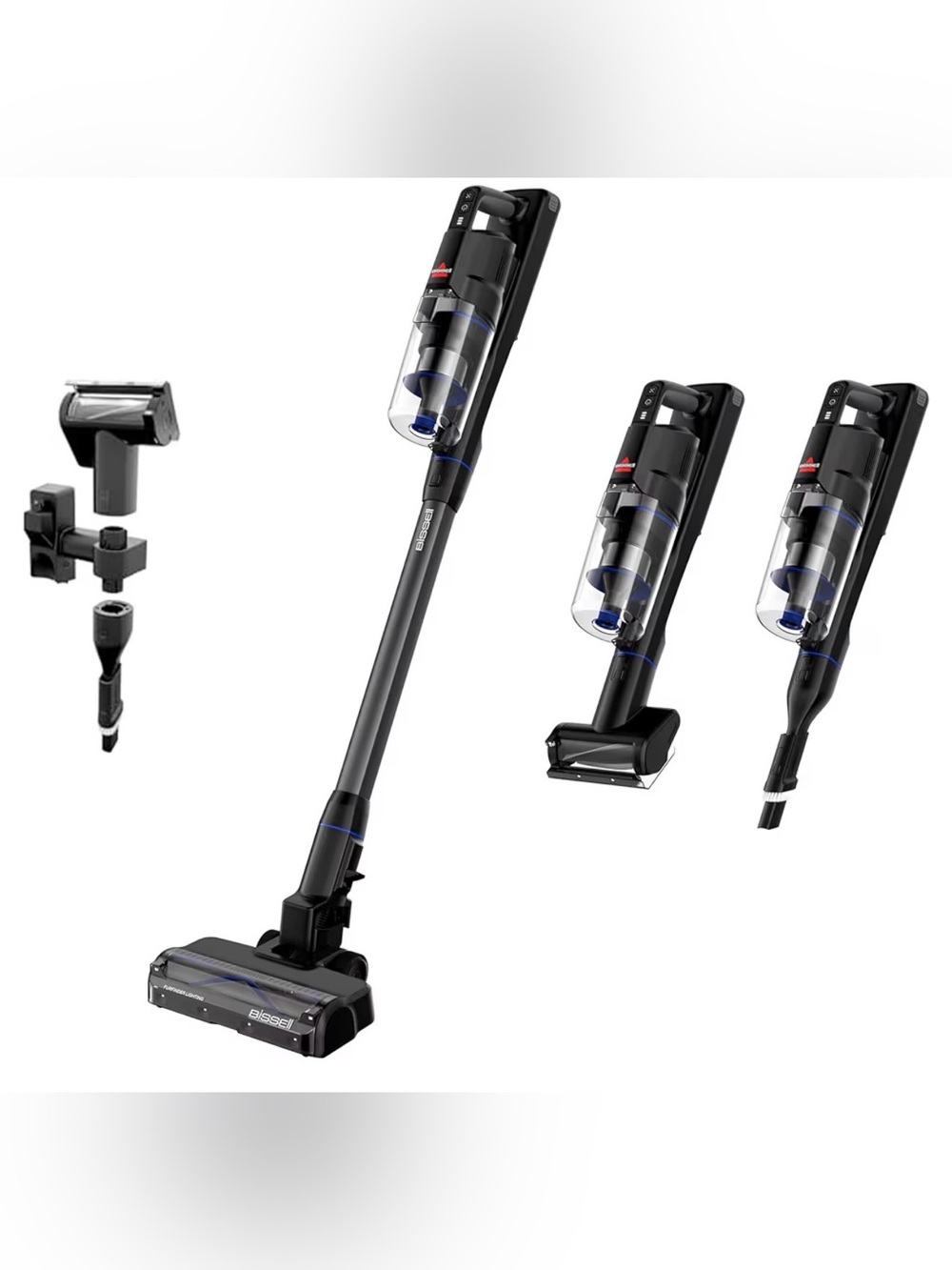 Bissell Powerclean Furguard 280W Self-Standing Cordless Vacuum W/Self-Cleaning